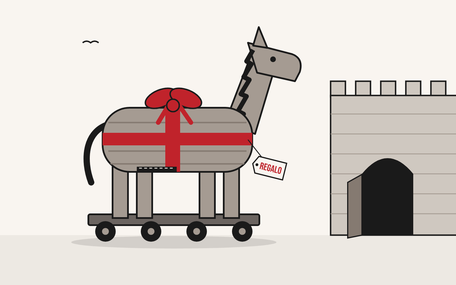 Multiculturalidad: un caballo de Troya de madera envuelto con un lazo de regalo